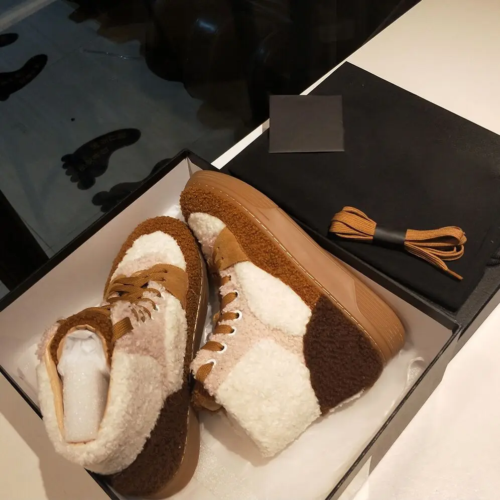Prowow New Sheep Wool Winter Platform Snow Boots Luxury Designer Casual Shoes Warm Boots Shoes Women
Prowow New Sheep Wool Winter Platform Snow Boots Luxury Designer Casual Shoes Warm Boots Shoes Women