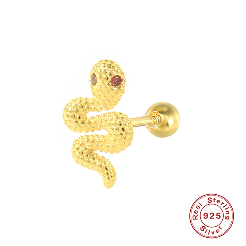 Gold nake Stud Earring 2021 Trend Pendientes Plata 925 Zircon Piercing Earring for Woman Jewelry Bijoux Boucle Oreille silver
Gold nake Stud Earring 2021 Trend Pendientes Plata 925 Zircon Piercing Earring for Woman Jewelry Bijoux Boucle Oreille silver