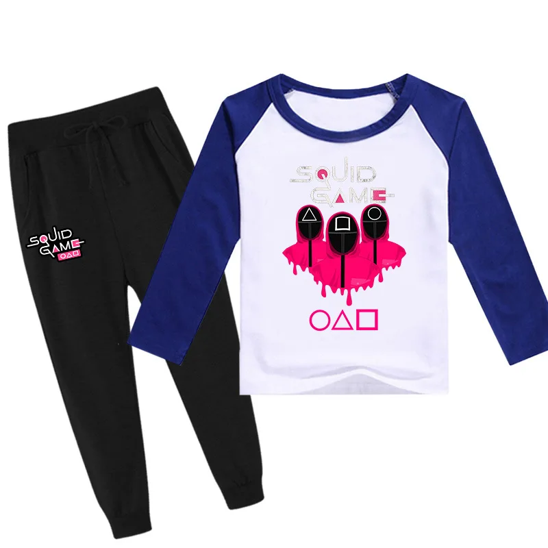 Child Squid Game T Shirt Kids Long Sleeve Tops Jogging Pants 2pcs Set Boys Sportswear Halloween Costumes Girls Boutique Outfits
Child Squid Game T Shirt Kids Long Sleeve Tops Jogging Pants 2pcs Set Boys Sportswear Halloween Costumes Girls Boutique Outfits