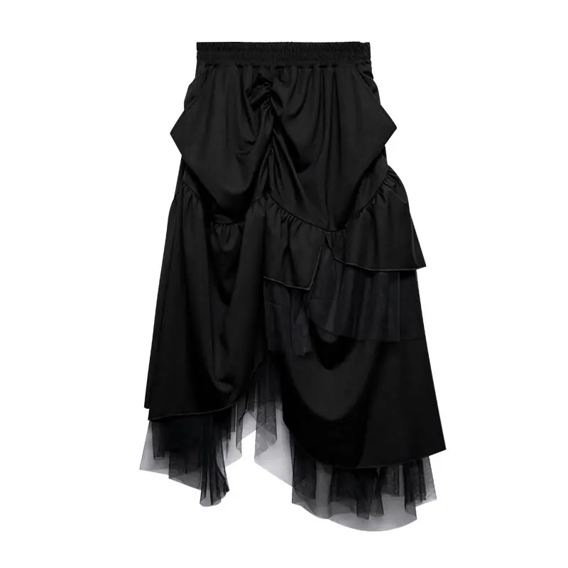 XITAO Black Skirt Fashion New Women Irregular Elastic Waist Goddess Fan Elegant 2021 Summer Patchwork Loose Skirt LDD1280
XITAO Black Skirt Fashion New Women Irregular Elastic Waist Goddess Fan Elegant 2021 Summer Patchwork Loose Skirt LDD1280