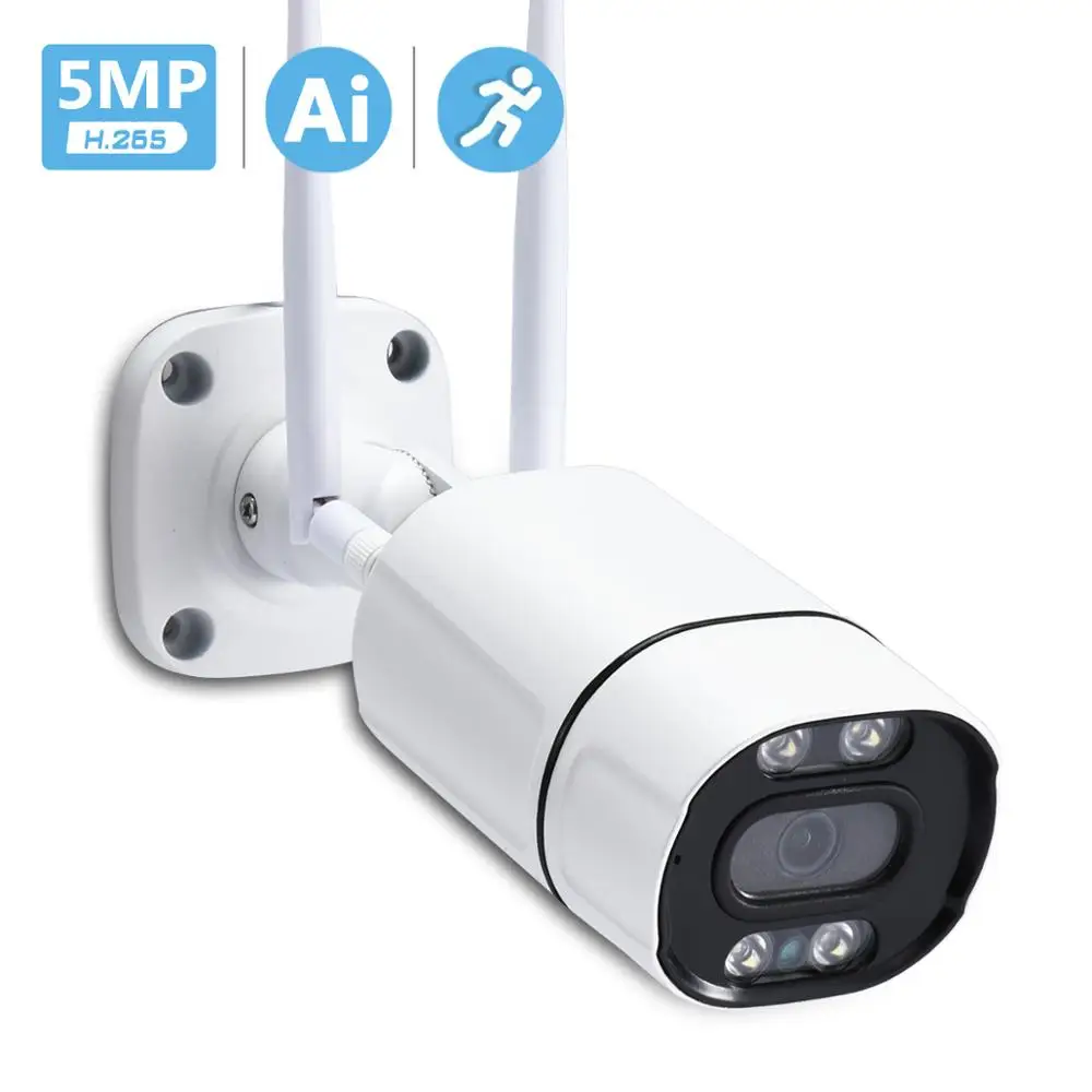 IP Camera Wifi Outdoor Ai Human Detect Audio Home Wireless Camera 1080P HD Color Infrared Night Vision Security CCTV Camera
IP Camera Wifi Outdoor Ai Human Detect Audio Home Wireless Camera 1080P HD Color Infrared Night Vision Security CCTV Camera