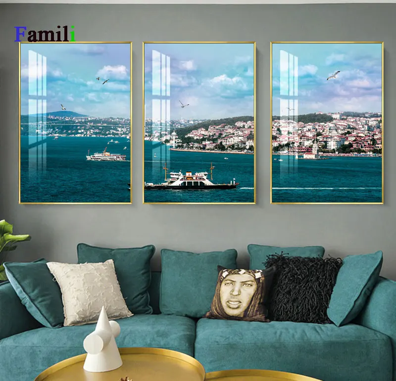 Canvas Painting Blue Sea And Sky Wall Art Nordic Posters And Prints Seascape Home Decoration Pictures For Living Room/Art Print
Canvas Painting Blue Sea And Sky Wall Art Nordic Posters And Prints Seascape Home Decoration Pictures For Living Room/Art Print