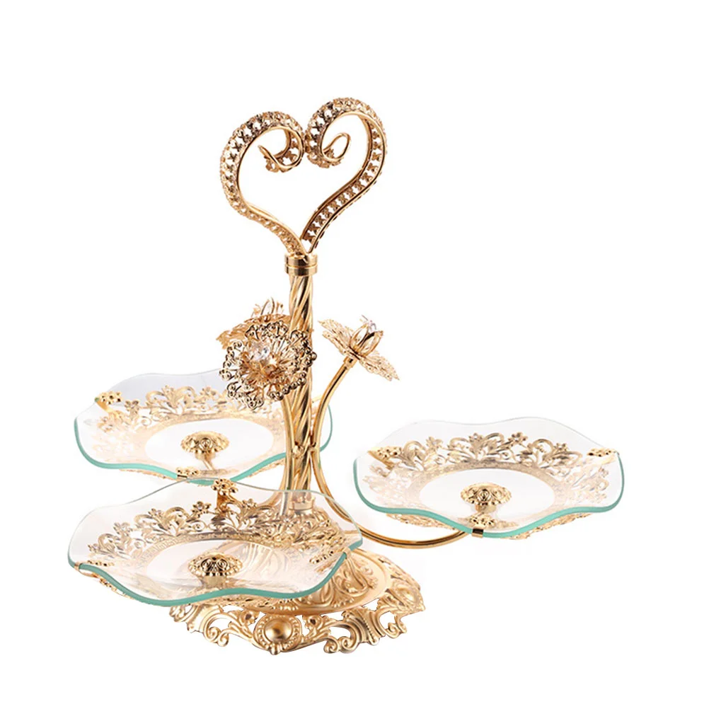 1Pc Creative Plate Luxurious Fruit Tray Multi-layer European Style Tray (Golden)
1Pc Creative Plate Luxurious Fruit Tray Multi-layer European Style Tray (Golden)