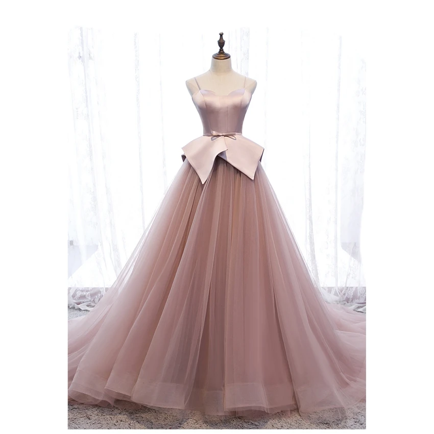 A-line Prom Dresses Sweetheart Pink Long Prom Dress Evening Dresses Spaghetti Straps Bow Sash Evening Gowns
A-line Prom Dresses Sweetheart Pink Long Prom Dress Evening Dresses Spaghetti Straps Bow Sash Evening Gowns
