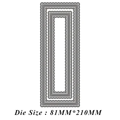JMCRAFT 2021 Rectangle Frame Background #2 Metal Cutting Dies DIY Scrapbook Handmade Paper Craft Metal Steel Template Dies
JMCRAFT 2021 Rectangle Frame Background #2 Metal Cutting Dies DIY Scrapbook Handmade Paper Craft Metal Steel Template Dies