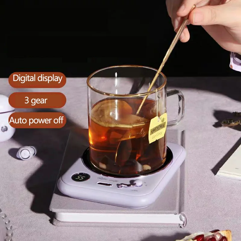 25W Cup Heater Cup Warmer Mug Heating Coaster Smart Thermostatic Heating Pad Hot Plate with Timing for Milk Coffee Tea 220V
25W Cup Heater Cup Warmer Mug Heating Coaster Smart Thermostatic Heating Pad Hot Plate with Timing for Milk Coffee Tea 220V