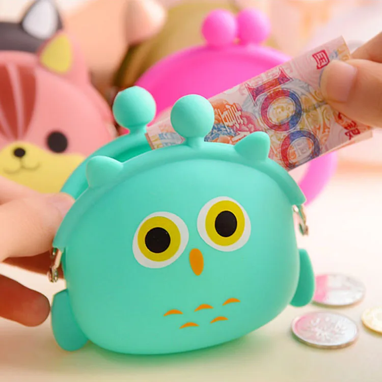 Girl Kids Cute Cartoon Owl Jelly Change Bag Keys Pouch Coin Purses Women Purse for Coins Children's Wallet Kids Wallets
Girl Kids Cute Cartoon Owl Jelly Change Bag Keys Pouch Coin Purses Women Purse for Coins Children's Wallet Kids Wallets