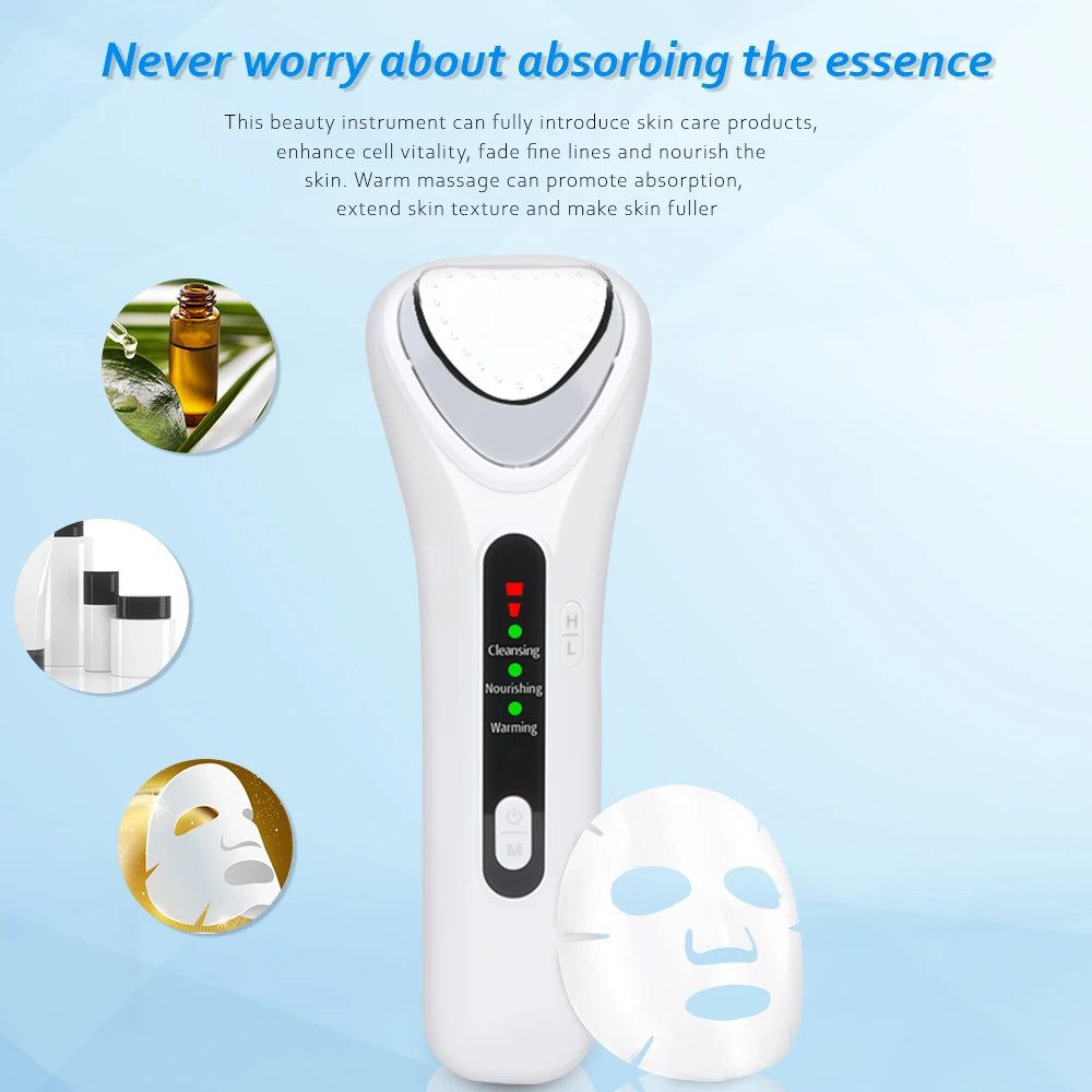Iontophoresis High Frequency Vibration Ion Mport Export Device Rejuvenation Face Skin Care Device Facial Cleansing Warm Massager
Iontophoresis High Frequency Vibration Ion Mport Export Device Rejuvenation Face Skin Care Device Facial Cleansing Warm Massager