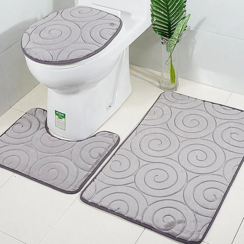 3Pcs Bath Mat Kitchen Bathroom Carpet Toilet Rug Tapete Non-Slip Bathroom Mat Set Toliet Mat Flannel Toilet Lid Cover Floor Mat
3Pcs Bath Mat Kitchen Bathroom Carpet Toilet Rug Tapete Non-Slip Bathroom Mat Set Toliet Mat Flannel Toilet Lid Cover Floor Mat