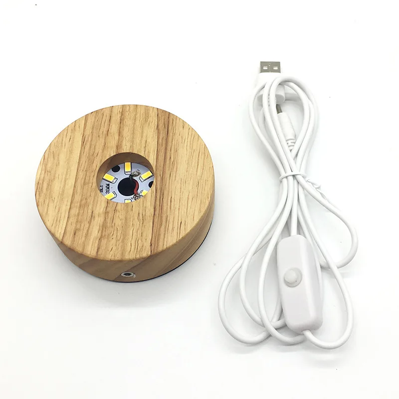 Wooden Night Lamp Base Home Circular Modern Simple Style 85*30mm USB High Quality Lightweight Crystal Ball Lighting Accessories
Wooden Night Lamp Base Home Circular Modern Simple Style 85*30mm USB High Quality Lightweight Crystal Ball Lighting Accessories