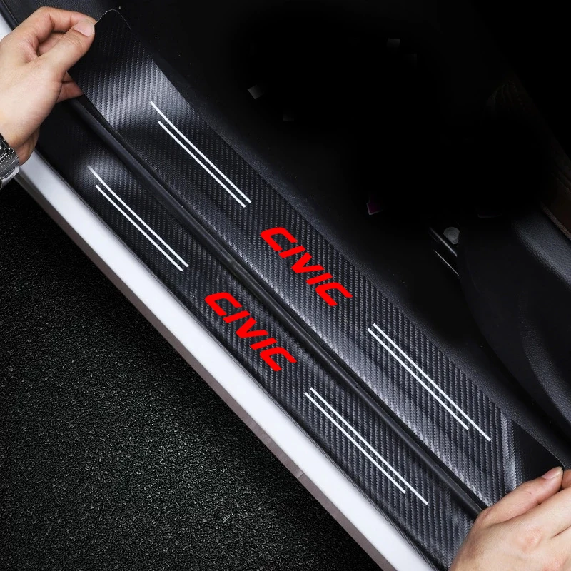4pcs For CIVIC 10th 9th 8th 7th Gen 10 9 8 7 2006 2007 2008 2009 2010 Car Door Sill Scuff Plate Decor Carbon Fiber Sticker
4pcs For CIVIC 10th 9th 8th 7th Gen 10 9 8 7 2006 2007 2008 2009 2010 Car Door Sill Scuff Plate Decor Carbon Fiber Sticker