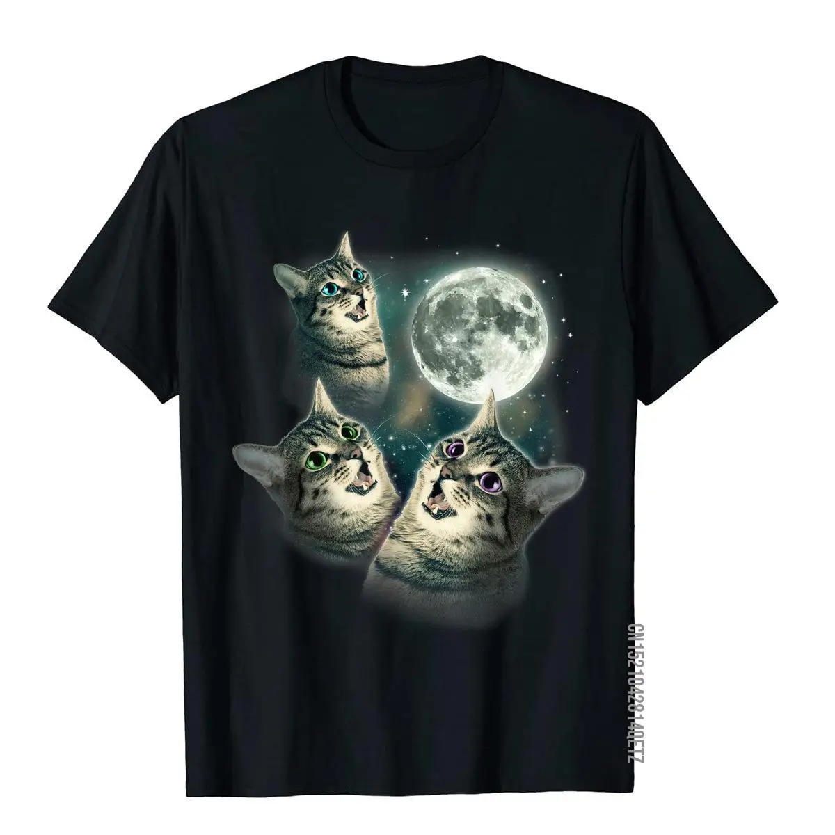 Funny Cat Shirt Three Cat Moon 3 Wolfs Cute Kitten Graphic T-Shirt Cotton Men's T Shirt Vintage T Shirt Fashionable Printing
Funny Cat Shirt Three Cat Moon 3 Wolfs Cute Kitten Graphic T-Shirt Cotton Men's T Shirt Vintage T Shirt Fashionable Printing