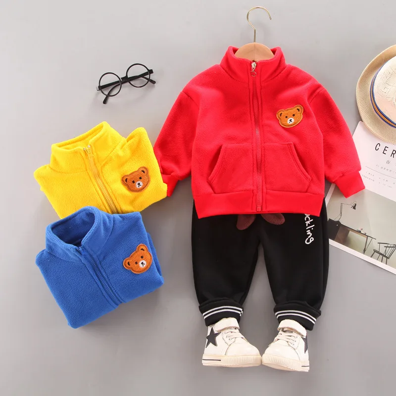 Spring Autumn Baby Boy Cartoon Bear Girl Outerwear Hoodie Jacket Outfits + Pant 2Pcs Suit Kids Tracksuit Children Clothing Set
Spring Autumn Baby Boy Cartoon Bear Girl Outerwear Hoodie Jacket Outfits + Pant 2Pcs Suit Kids Tracksuit Children Clothing Set