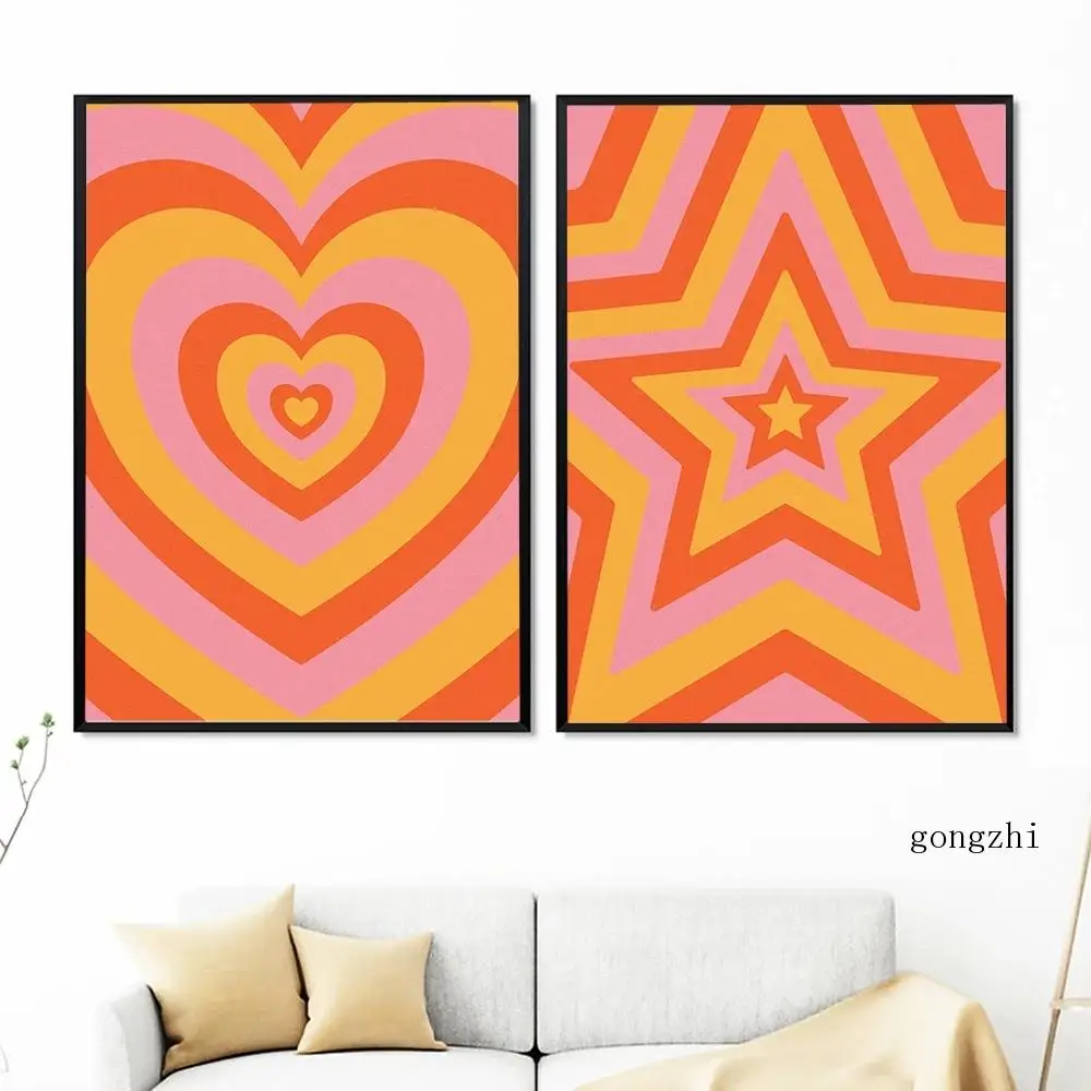 Colorful Love Heart Star Nordic Posters Psychedelic Canvas Painting and Prints Pop Wall Art Pictures for Living Room Home Decor
Colorful Love Heart Star Nordic Posters Psychedelic Canvas Painting and Prints Pop Wall Art Pictures for Living Room Home Decor