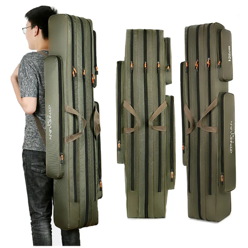 Foldable Fishing Bag Fish Rod Storage Bag 2/3 Layer 80/100/120cm Waterproof Oxford Fish Pole Reel Lure Bag Tackle Gear Tool Bag
Foldable Fishing Bag Fish Rod Storage Bag 2/3 Layer 80/100/120cm Waterproof Oxford Fish Pole Reel Lure Bag Tackle Gear Tool Bag