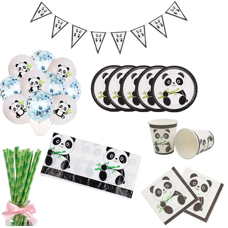 Cartoon Panda Theme Birthday Party Decorations Kids Girl Disposable Tableware Set Napkins Cup Plate Gift Bag Party Supplies
Cartoon Panda Theme Birthday Party Decorations Kids Girl Disposable Tableware Set Napkins Cup Plate Gift Bag Party Supplies