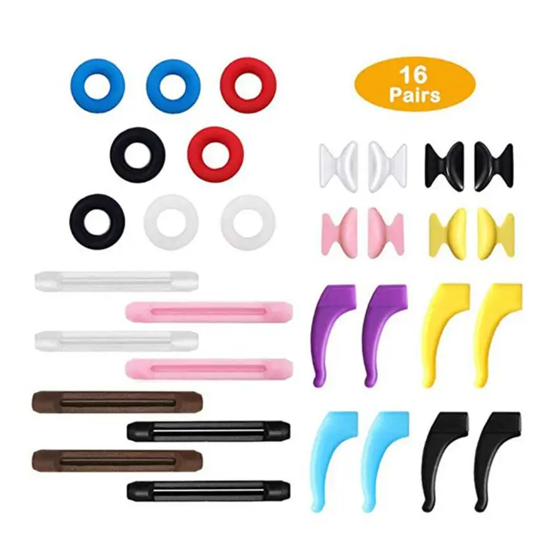 Eyeglass Retainer Multicolor Eyeglass Grips Silicone Anti-slip Eyeglass Holder 2XPC
Eyeglass Retainer Multicolor Eyeglass Grips Silicone Anti-slip Eyeglass Holder 2XPC