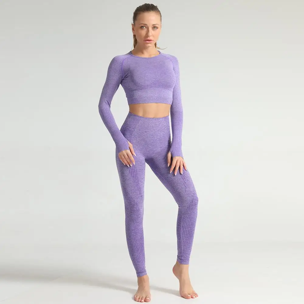 Seamless Women Yoga Set Women Sports Costumes GYM Workout Sportswear Gym Cloth Long Sleeve Top Yoga Leggings Fitness Tracksuit
Seamless Women Yoga Set Women Sports Costumes GYM Workout Sportswear Gym Cloth Long Sleeve Top Yoga Leggings Fitness Tracksuit