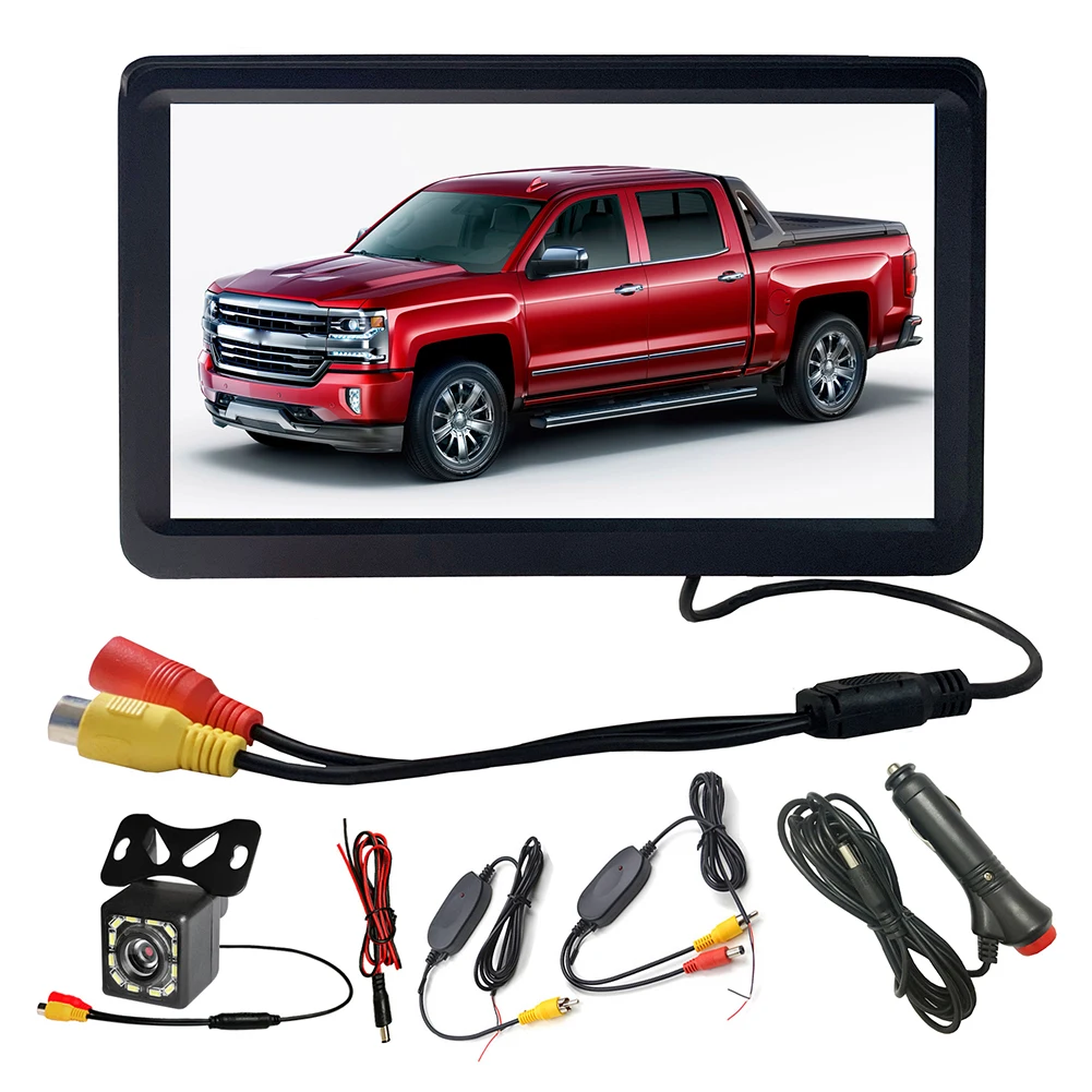 Автомобильный комплект монитора 7,0 дюймовый TFT ЖК-экран монитор с 12 светодиодной камерой для парковки автомобильные аксессуары
Автомобильный комплект монитора 7,0 дюймовый TFT ЖК-экран монитор с 12 светодиодной камерой для парковки автомобильные аксессуары