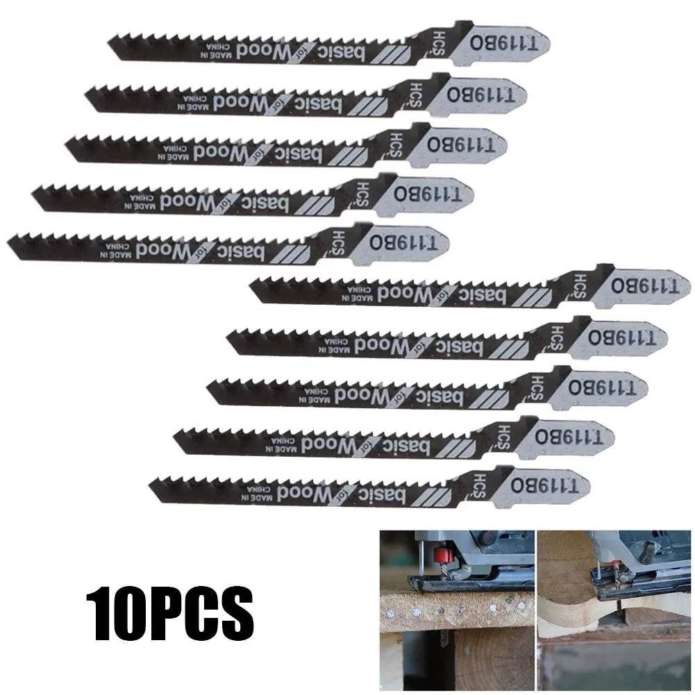10pcs Set 3\\\\\\\\\\\\\\\" 12TPI HCS T-Shank Jigsaw Blades T119BO For Tools Wood Cutting Wood Assorted Blades Woodworking
10pcs Set 3\\\\\\\\\\\\\\\" 12TPI HCS T-Shank Jigsaw Blades T119BO For Tools Wood Cutting Wood Assorted Blades Woodworking