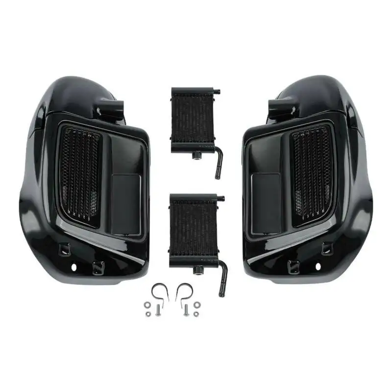 Motorcycle Lower Vented Fairing Radiators Cooler For Harley Water-Cooled Touring Road King Electra Street Glide 2014-2020 
Motorcycle Lower Vented Fairing Radiators Cooler For Harley Water-Cooled Touring Road King Electra Street Glide 2014-2020