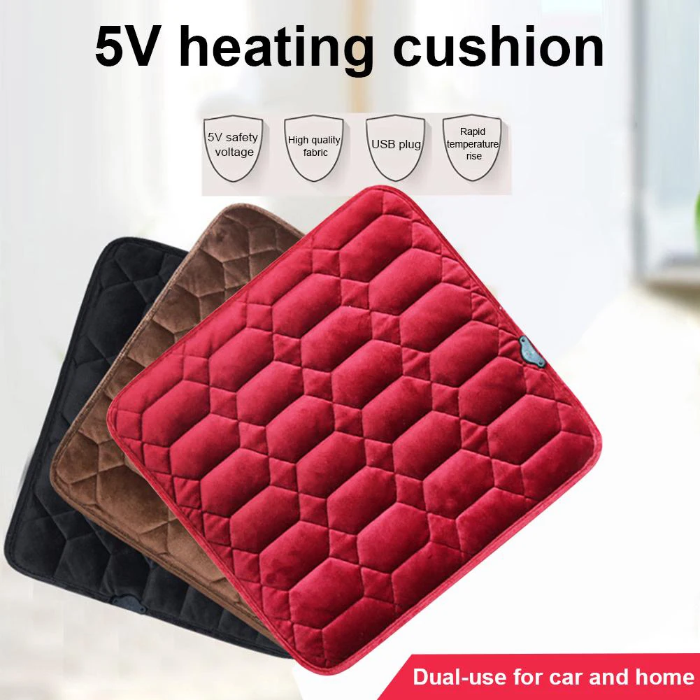 USB Car Heating Cushion Winter Universal Electric Heating Seat Cushion 5V Car Thickening Electric Heating Pad Car Stylin
USB Car Heating Cushion Winter Universal Electric Heating Seat Cushion 5V Car Thickening Electric Heating Pad Car Stylin