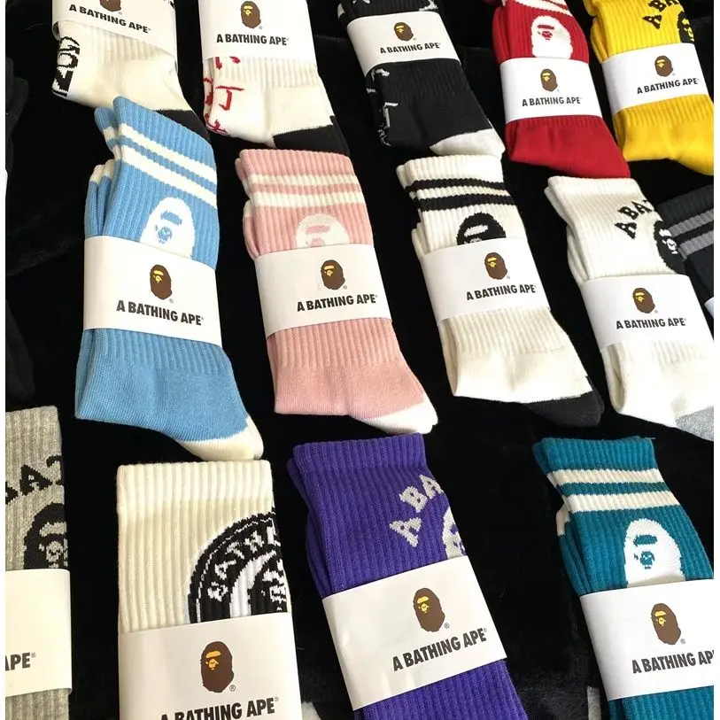 2021 New Trend Bape Socks Pure Cotton Warm Hip-hop Sports Running Sweat-Absorbent Embroidery Pattern Stockings Promotion
2021 New Trend Bape Socks Pure Cotton Warm Hip-hop Sports Running Sweat-Absorbent Embroidery Pattern Stockings Promotion