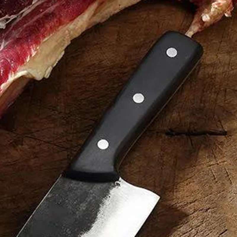 Handmade Forged Professional Chef knife Meat Cleaver High-carbon Steel Traditional Chinese Slaughter Knives With Wood Handle
Handmade Forged Professional Chef knife Meat Cleaver High-carbon Steel Traditional Chinese Slaughter Knives With Wood Handle