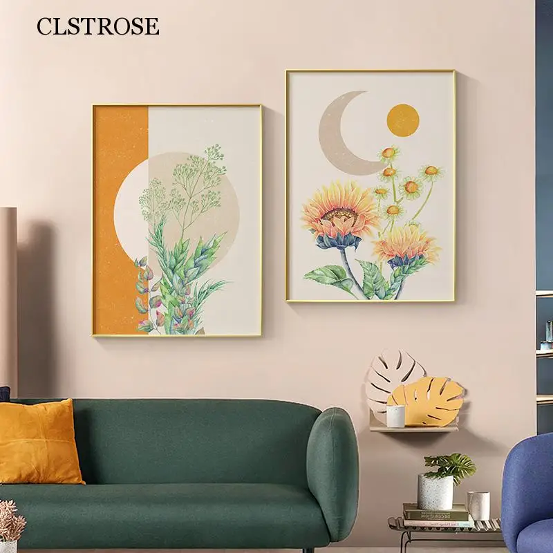 Nordic Potted Plants Sunflower Canvas Painting Wall Art Posters and Prints Home Decoration Living Room Retro Interior Murals
Nordic Potted Plants Sunflower Canvas Painting Wall Art Posters and Prints Home Decoration Living Room Retro Interior Murals