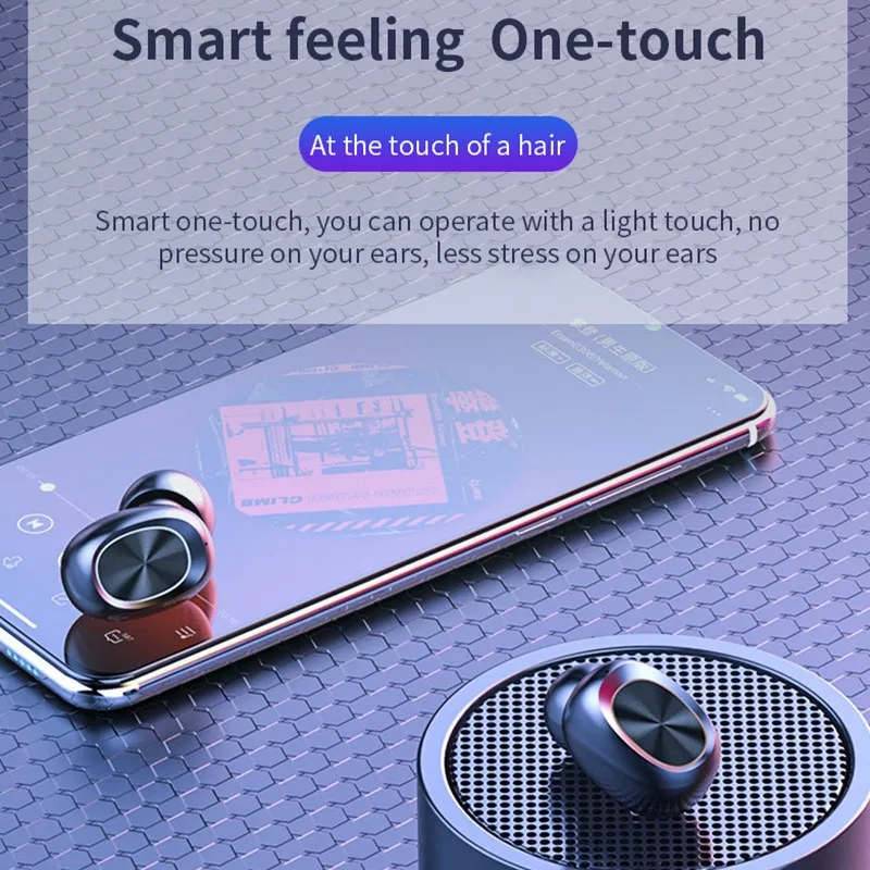 B5 TWS Wireless Bluetooth 5.0 Earphone Touch Control Waterproof Earphones Stereo Headset With Charging Box For Phone
B5 TWS Wireless Bluetooth 5.0 Earphone Touch Control Waterproof Earphones Stereo Headset With Charging Box For Phone