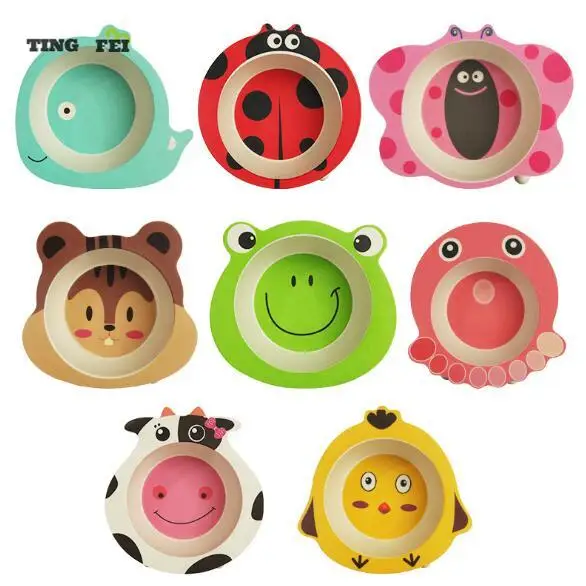 Cartoon Bamboo Baby Feeding Food Bowl Tableware Animal Infant Kids Plate Eco-friendly Cute Children Baby Eating Food Bowl Plate
Cartoon Bamboo Baby Feeding Food Bowl Tableware Animal Infant Kids Plate Eco-friendly Cute Children Baby Eating Food Bowl Plate