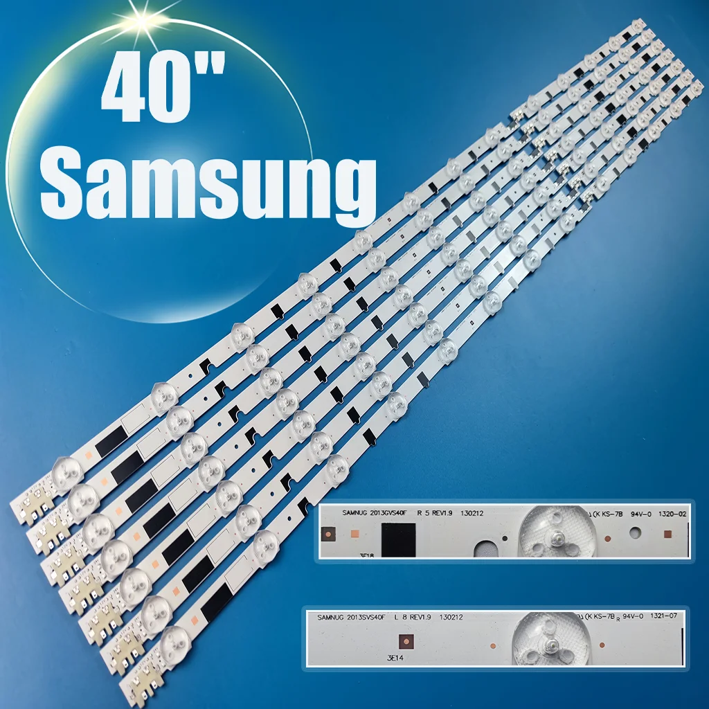LED Backlight strip 13 lamp For SamSung 40"TV D2GE-400SCA-R3 2013SVS40F UE40F6400 D2GE-400SCB-R3 UE40F5000 UE40F5700 UA40F5500
LED Backlight strip 13 lamp For SamSung 40"TV D2GE-400SCA-R3 2013SVS40F UE40F6400 D2GE-400SCB-R3 UE40F5000 UE40F5700 UA40F5500