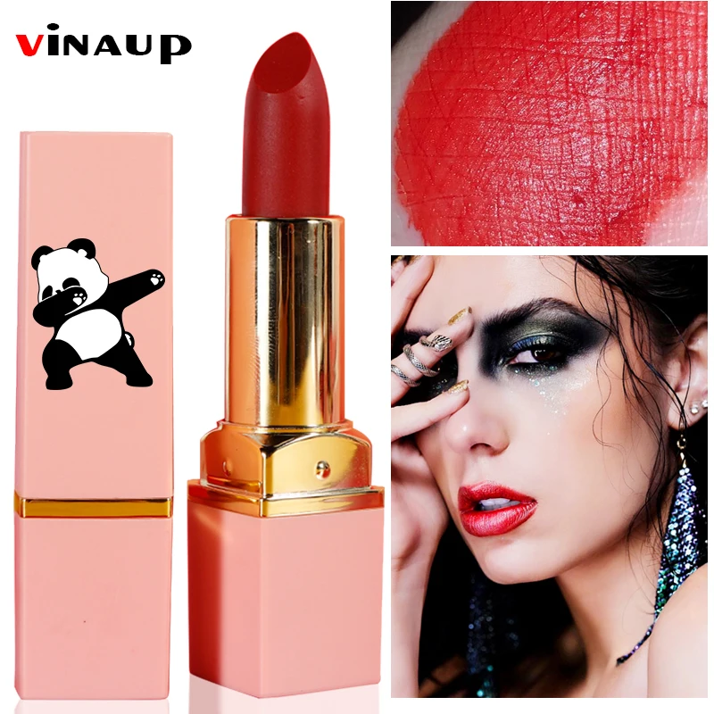Panda Lipstick 6 Colors Sexy Red Lip Girl Long Lasting Waterproof Moisture Matte Gloss Cosmetic Makeup Non-Stick Cup Lipsticks
Panda Lipstick 6 Colors Sexy Red Lip Girl Long Lasting Waterproof Moisture Matte Gloss Cosmetic Makeup Non-Stick Cup Lipsticks