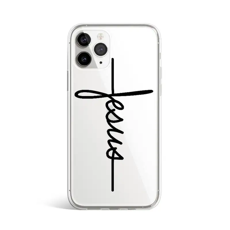 Christian Religious Jesus Phone Case Transparent for iPhone 11 12 mini pro XS MAX 8 7 6 6S Plus X 5S SE 2020 XR
Christian Religious Jesus Phone Case Transparent for iPhone 11 12 mini pro XS MAX 8 7 6 6S Plus X 5S SE 2020 XR