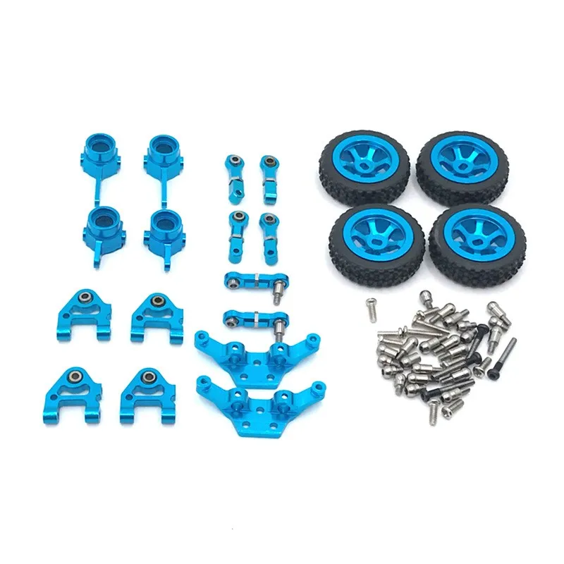 WLtoys 1/28 P929 P939 K969 K979 K989 RC Car Metal Upgrade and Modification Parts, Including 7 Sets of Swing Arms, Tires, etc.
WLtoys 1/28 P929 P939 K969 K979 K989 RC Car Metal Upgrade and Modification Parts, Including 7 Sets of Swing Arms, Tires, etc.