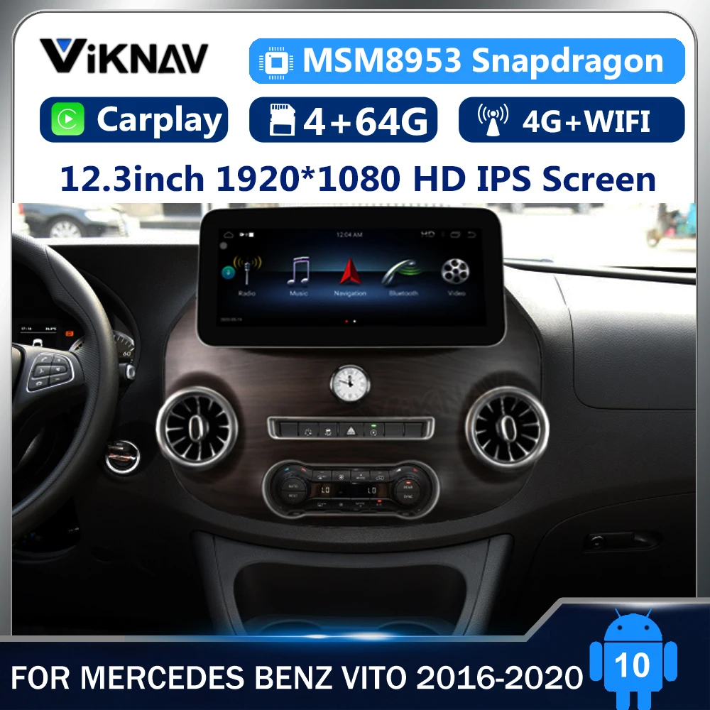 Автомагнитола на android для Mercedes Benz Vito 12,3-2016, 2020 дюйма, стереоприемник, DVD, мультимедийный плеер, 2Din, магнитофон 
Автомагнитола на android для Mercedes Benz Vito 12,3-2016, 2020 дюйма, стереоприемник, DVD, мультимедийный плеер, 2Din, магнитофон