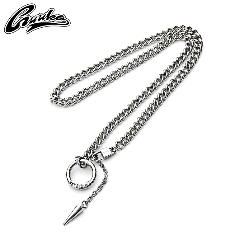 GUUKA Tide Brand and Discipline Men's Necklace Tide Brand Hip-Hop Couples Small Crowd High Street Pendant Necklace 
GUUKA Tide Brand and Discipline Men's Necklace Tide Brand Hip-Hop Couples Small Crowd High Street Pendant Necklace