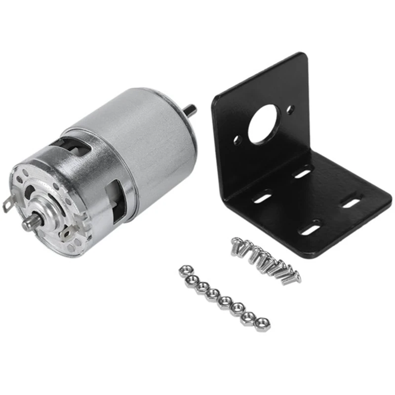 Mini Electric Motor 775 DC Motor 12V/24V with B10 Drill Chuck and Seat Mounting Bracket Mini Table Saw for Cutting
Mini Electric Motor 775 DC Motor 12V/24V with B10 Drill Chuck and Seat Mounting Bracket Mini Table Saw for Cutting