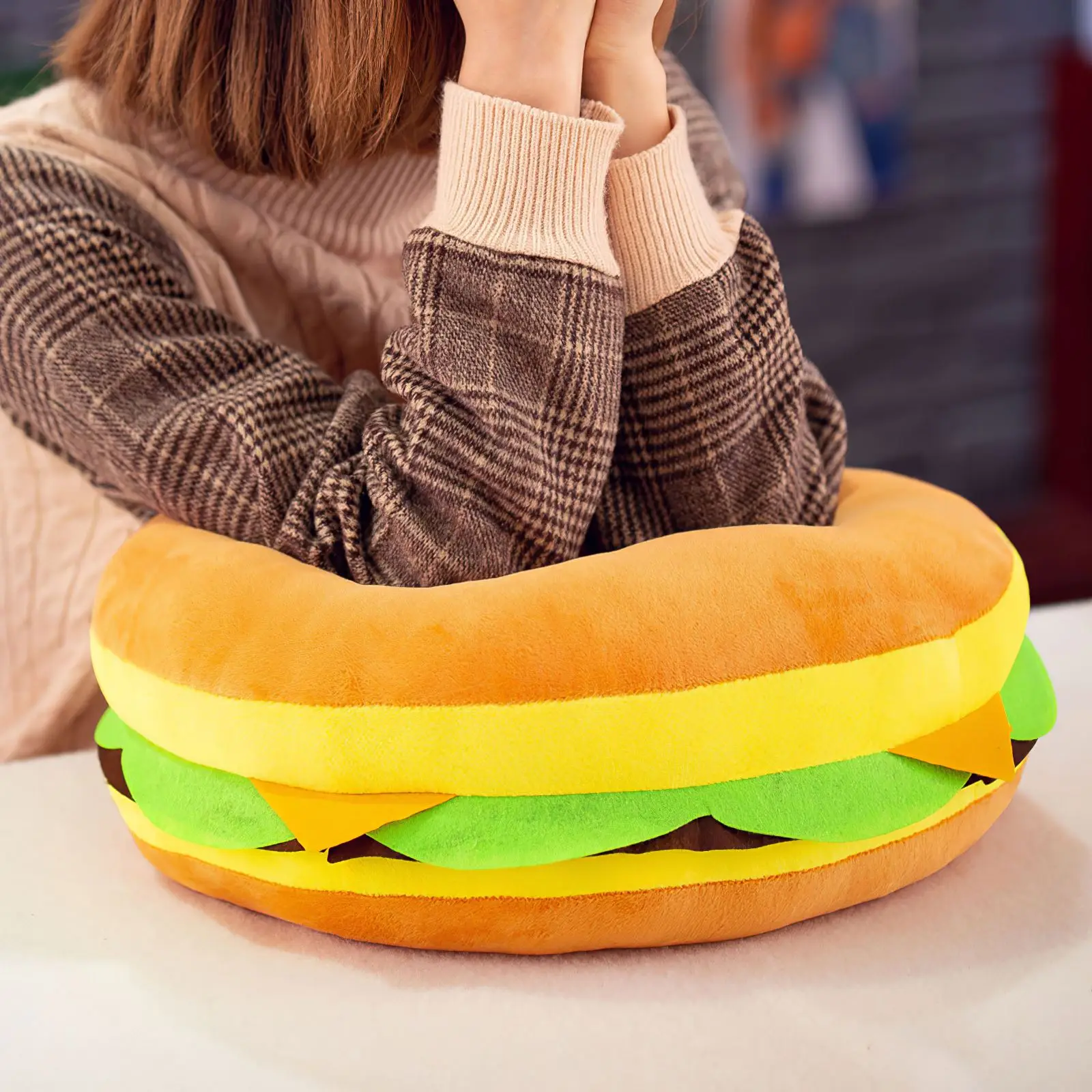 Large Hamburger New Creative Burger Plush Toy Soft Padded Plush Cushion Pillow Cute Hamburger Pillow Boy Girl Birthday 30/40 Cm
Large Hamburger New Creative Burger Plush Toy Soft Padded Plush Cushion Pillow Cute Hamburger Pillow Boy Girl Birthday 30/40 Cm
