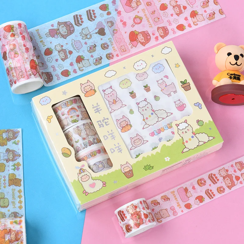 13Pcs Ins Washi Tape Kawaii Cartoon Cute Pig Bear Cat Duck Scrapbooking Decorative Adhesive Paper Stationery School Sticker 
13Pcs Ins Washi Tape Kawaii Cartoon Cute Pig Bear Cat Duck Scrapbooking Decorative Adhesive Paper Stationery School Sticker