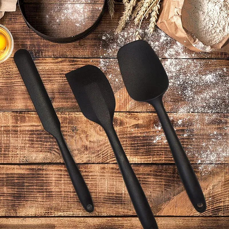 Silicone Spatulas with Tong - High Heat Resistant Dishwasher Safe Spatula Kitchen Utensils for Cooking, Baking, Mixing
Silicone Spatulas with Tong - High Heat Resistant Dishwasher Safe Spatula Kitchen Utensils for Cooking, Baking, Mixing