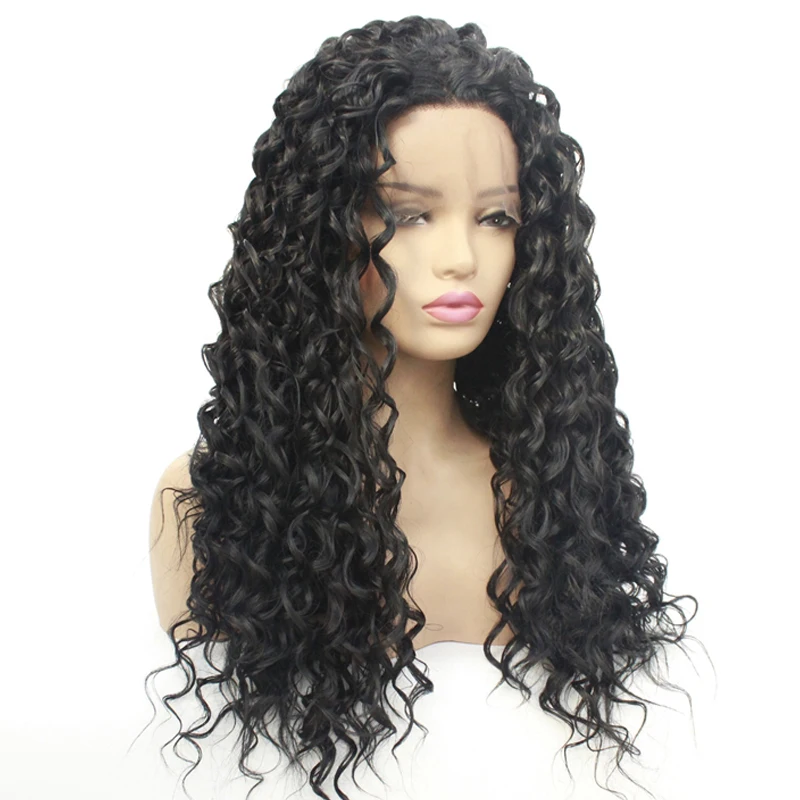 9New Afro Kinky Curly Swiss Lace Wigs Long Black Brown Synthetic Lace Front Wig Cute High Quality Synthetic Wigs For Black Woman
9New Afro Kinky Curly Swiss Lace Wigs Long Black Brown Synthetic Lace Front Wig Cute High Quality Synthetic Wigs For Black Woman
