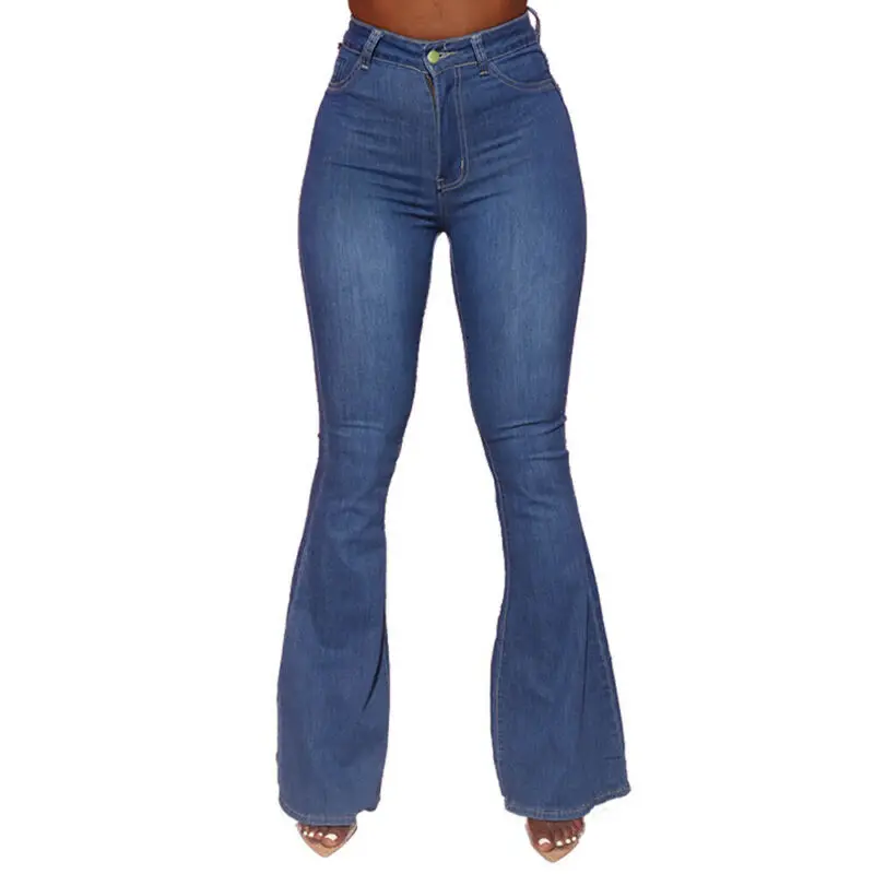 Womens High Waist Elastic Jeans Slim Fit Stretch Long Denim Pants Trousers New
Womens High Waist Elastic Jeans Slim Fit Stretch Long Denim Pants Trousers New