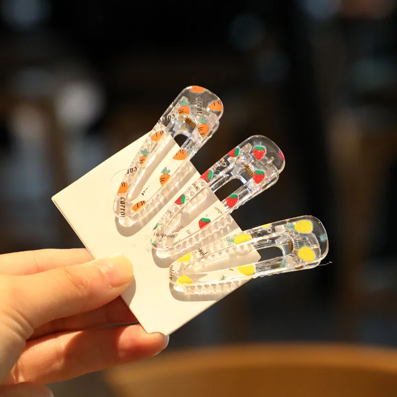 Fruit Print Transparent Duckbill Clip Waterdrop Hair Clip Hairpins Children Girls Cute Cartoon Print Hair Clips
Fruit Print Transparent Duckbill Clip Waterdrop Hair Clip Hairpins Children Girls Cute Cartoon Print Hair Clips