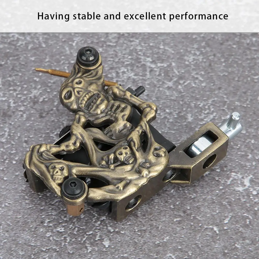 2Types Skull Demon Embossed Coil Tattoo Machine Semipermanent Makeup Accessories Body Art Shader Alloy Tattoo Machine Gun Supply
2Types Skull Demon Embossed Coil Tattoo Machine Semipermanent Makeup Accessories Body Art Shader Alloy Tattoo Machine Gun Supply