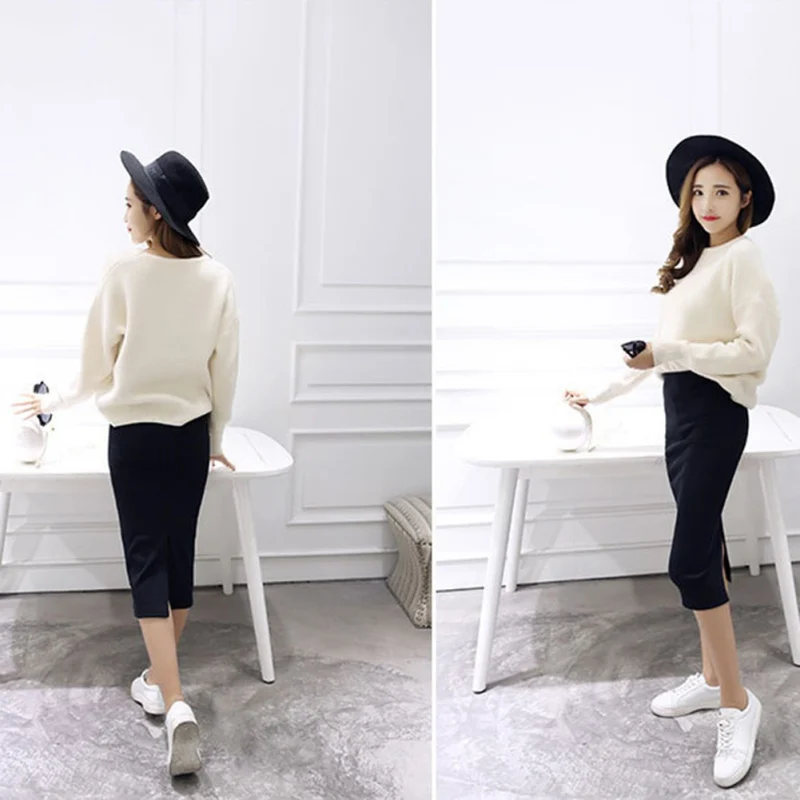 2019 Women Casual Split Pencil Skirt Calf-Length Ladies Cotton Solid Stretch Slim Ladies Summer Skirts
2019 Women Casual Split Pencil Skirt Calf-Length Ladies Cotton Solid Stretch Slim Ladies Summer Skirts