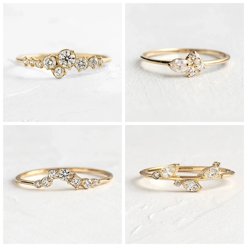 CANNER Bling Zircon Minimalist Finger Rings For Women Lovers' Engagement Anniversary Gift Fine Jewelry Accessories Bague femme
CANNER Bling Zircon Minimalist Finger Rings For Women Lovers' Engagement Anniversary Gift Fine Jewelry Accessories Bague femme