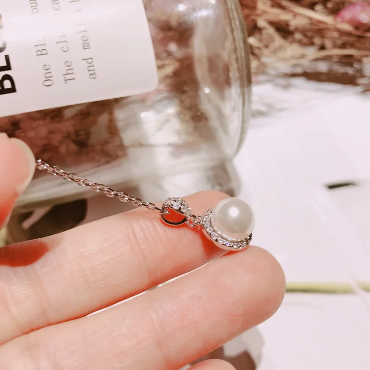 Wholesale S925 Sterling Silver Necklace Fresh Water Pearl Pendent Fine Jewelry Chain Fahsion Accessories Lady
Wholesale S925 Sterling Silver Necklace Fresh Water Pearl Pendent Fine Jewelry Chain Fahsion Accessories Lady