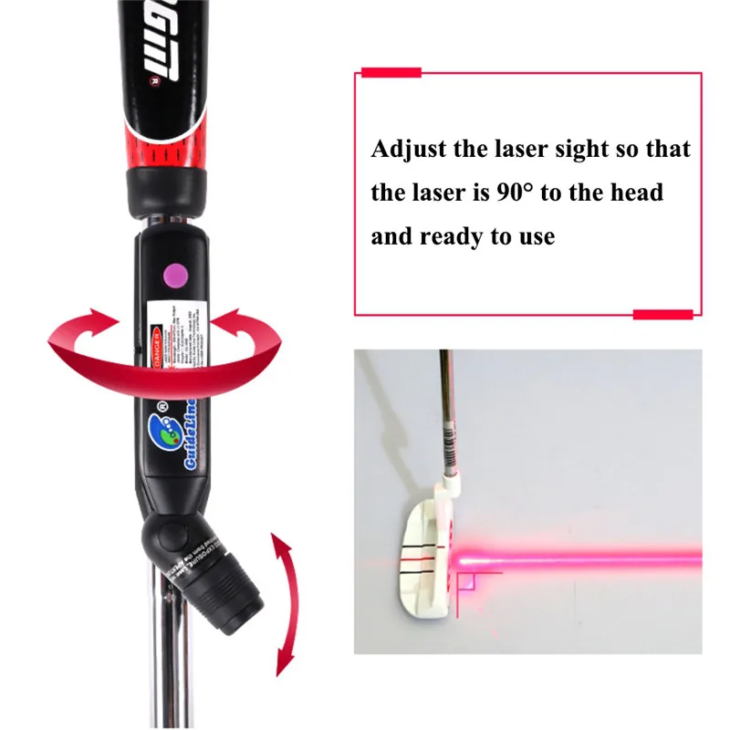 Golf Putter Laser Sight Indoor Education Putter Target Putt Help Practice Battery Operated Corrector Trainer
Golf Putter Laser Sight Indoor Education Putter Target Putt Help Practice Battery Operated Corrector Trainer