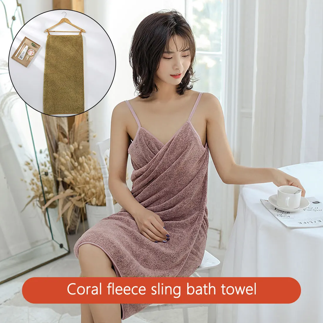 Bathing Towels Coral fleece Portable Bathrobe Towels Bathroom Home Textile Absorbent Shower Towel Robe Bath Wearable Towel 2021
Bathing Towels Coral fleece Portable Bathrobe Towels Bathroom Home Textile Absorbent Shower Towel Robe Bath Wearable Towel 2021